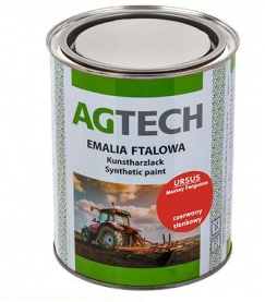 AGTECH Farba podkładowa CZERWONA 0,8 l puszka Maska + błotniki