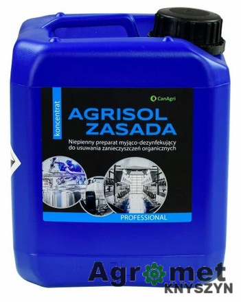 Agrisol zasada 5 kg zasadowy mlexa 01-5072 PŁYN DO DOJARKI