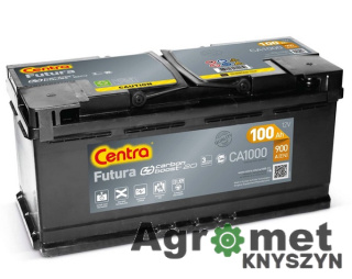 Akumulator Centra Futura, 12 V, 100ah, 900a, Prawy, Ca1000 7200807 A100CF A100FM 3661024014250