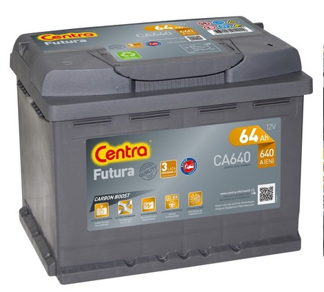 Akumulator Centra Futura, 12 V, 64ah, 640a, Prawy, Ca640 2753-1064201 7200416 3661024014229