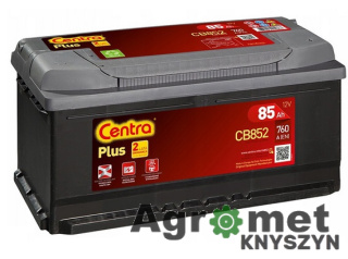 Akumulator Centra Plus, 12 V, 85ah, 760a, Prawy, Cb852 7200608 353175175 3661024014663