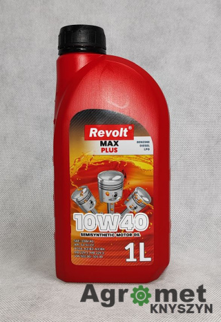 OLEJ REVOLT MAX PLUS 10w40 1L API SL/SJ/CF ACEA:A3/B3, A3/B4 MB 229.1;MB 229.3 VW 502.00/505.00