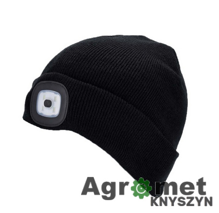 CZAPKA STALCO Z LATARKĄ LED 4 FUNKCYJNA 'RAY' ŁADOWANA USB STALCO 50333 S091442050