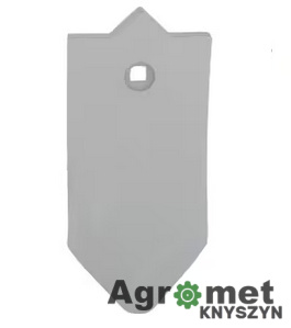 Dziób zęba, 250x120 mm wzmocniony wygięty, 1-otw. pasujący do Unia Dziób zęba, 250x120 mm wzmocniony wygięty, 1-otw. pasujący do Unia