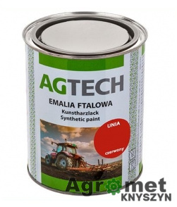 FARBA UNIA CZERWONA 270014 0,8 l puszka AGTECH 691270014 pług Unia