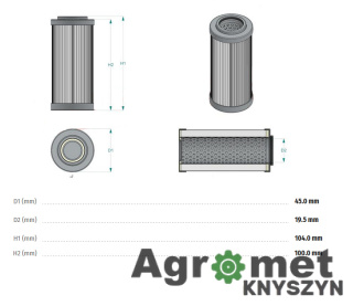 Filtr HYDRAULICZNY SH 52506 HIFI HD5718 716150200160
