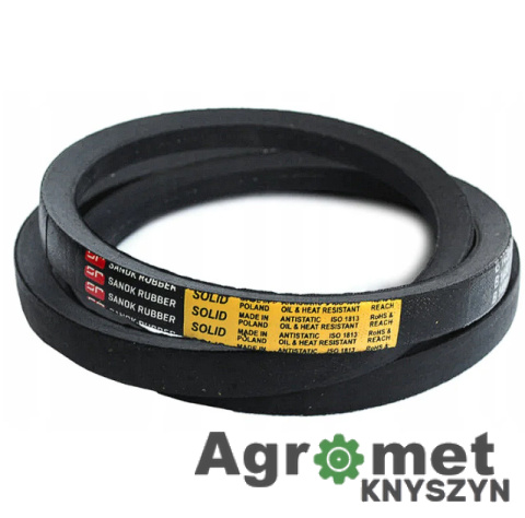 Pas klinowy (B) 17x1810 LI / 1850 LD STOMIL , B1850PM , B1850, B1850 POL, 17X1850, 17X1810