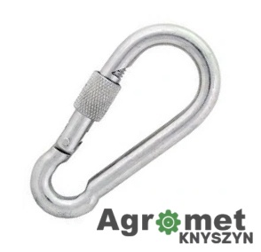 Karabińczyk z blokadą – 12 mm, 120 mm (12X140, 8481/8482)