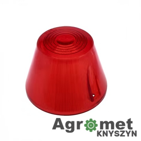 Klosz lampy wysoki WE93, 22, czerwony Waś