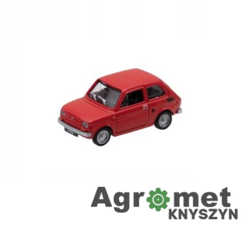 Zabawka Fiat 126p – Czerwony, Kolekcja PRL