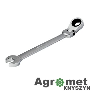 KLUCZ PŁASKO OCZKOWY Z ODCHYLANĄ GRZECHOTKĄ 10 K2 S-56210 00769 ŁAMANY S56210