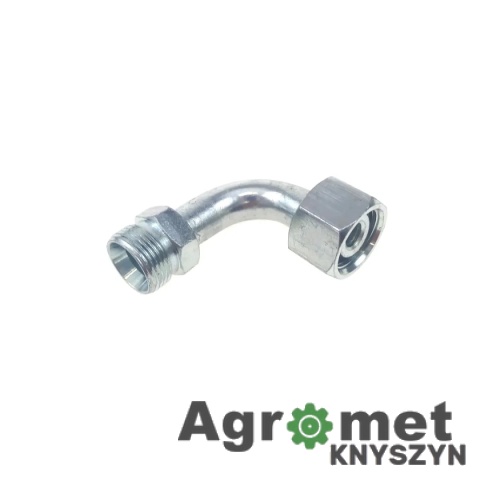 Kolanko hydrauliczne AB 18x1,5 Łukowe