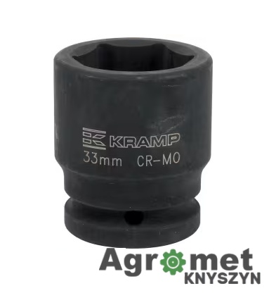 Klucz nasadowy udarowy 6-kt. 3/4", 33 mm