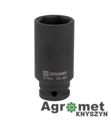 Klucz nasadowy udarowy przedłużany 6-kt. 1/2", 27 mm