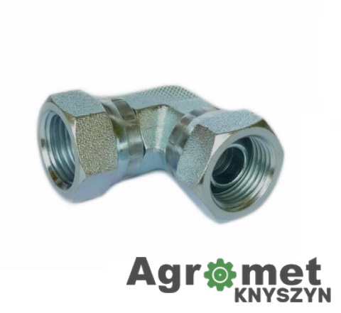 Kolanko hydrauliczne metryczne COMPACT AA 90 22/22 M22x1.5/M22x1.5 KAA22X22
