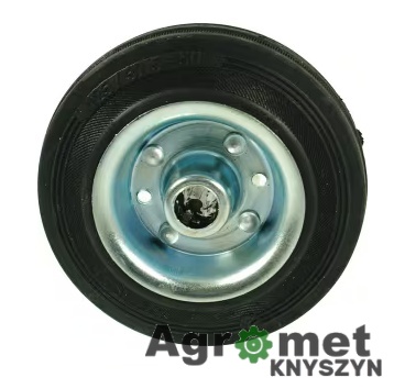 Koło metalowo-gumowe 125 mm – wytrzymałe i ciche toczenie