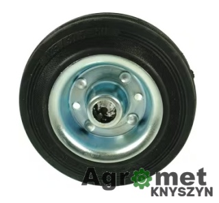 Koło Metalowo Gumowe Z Tulejką Gopart, 75 Mm