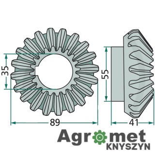 Koło Zębate, Z-20 6471452051F 1452051 KRONE KOSIARKA AM PRZEKŁADNI