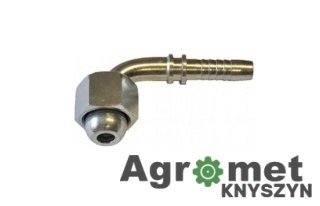 KOŃCÓWKA WNP90 KOLANKO H61 M20X1,5 DN12 DN13 Końcówka WNP90 (H61) M20x1,5 DN13 20X1,5 PŁASKA