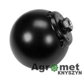 Kula kominiarska 3 kg żeliwna fi 105 z gwintem