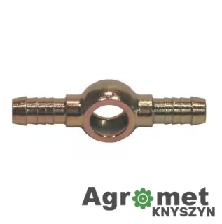 Końcówka wtłaczana przelotowa prosta oczkowa typ LQ DIN 2352, M10