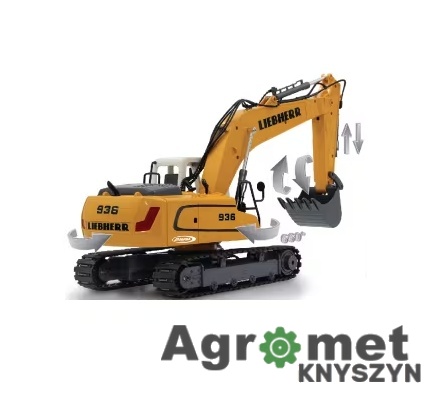 Koparka Liebherr R936 z łyżką i młotem