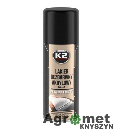 Lakier bezbarwny K2 Akryl w sprayu 400 ml