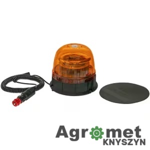 Lampa błyskowa LED 24W, 12/24V – na magnes z wtyczką Kramp