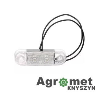 Lampa Obrysowa 3 Led, 285 Tylna Czerwona 12/24v