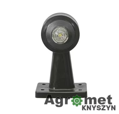 Lampa obrysowa LED Waś 1400300031 (139L) – lewa, okrągła, 12/24V, czerwona/przezroczysta, przykręcana