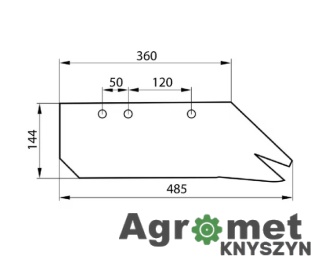 Lemiesz 14", Prawy 093136